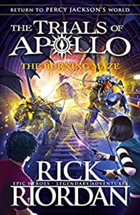 The Burning Maze by Rick Riordan - book cover